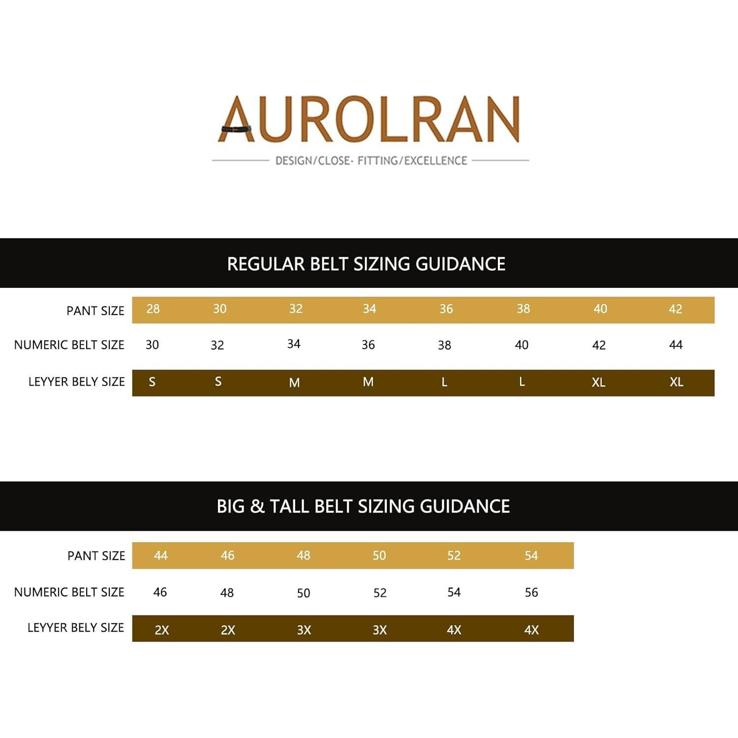 Cinturón de Cuero Unisex Aurolran Ajustable Negro