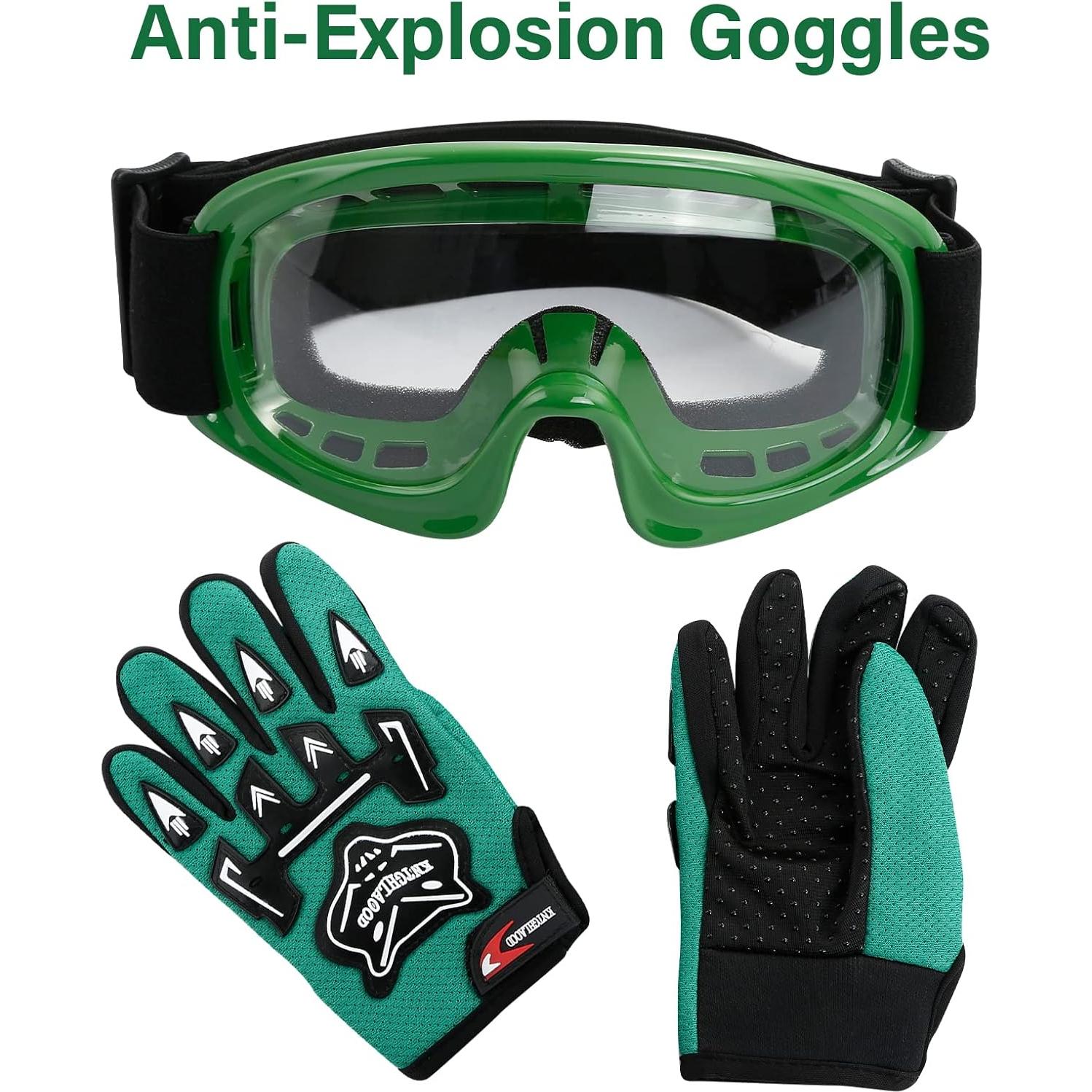 Casco Infantil TCT-MOTORPARTS DOT Motocross Mediano Blanco