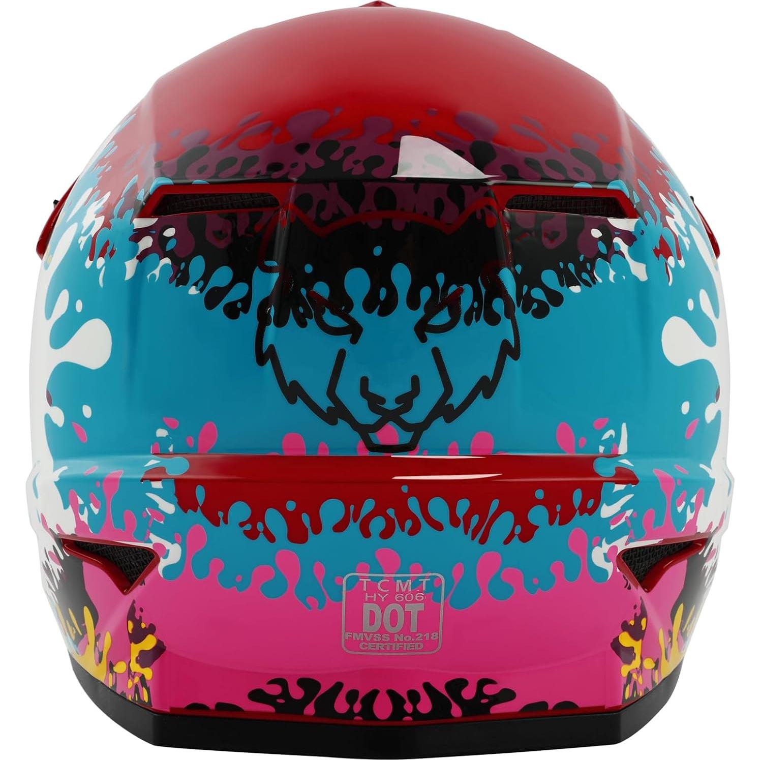 Casco Infantil TCT-MOTORPARTS Mediano Graffiti para Motocross