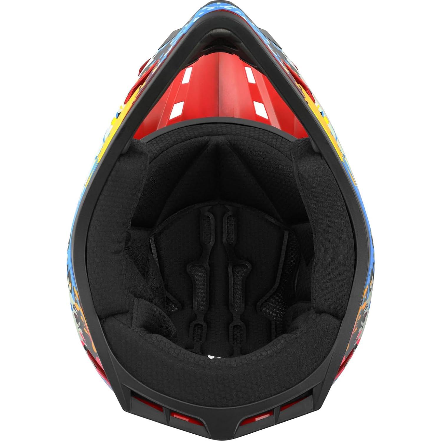 Casco Infantil TCT-MOTORPARTS Mediano Graffiti para Motocross