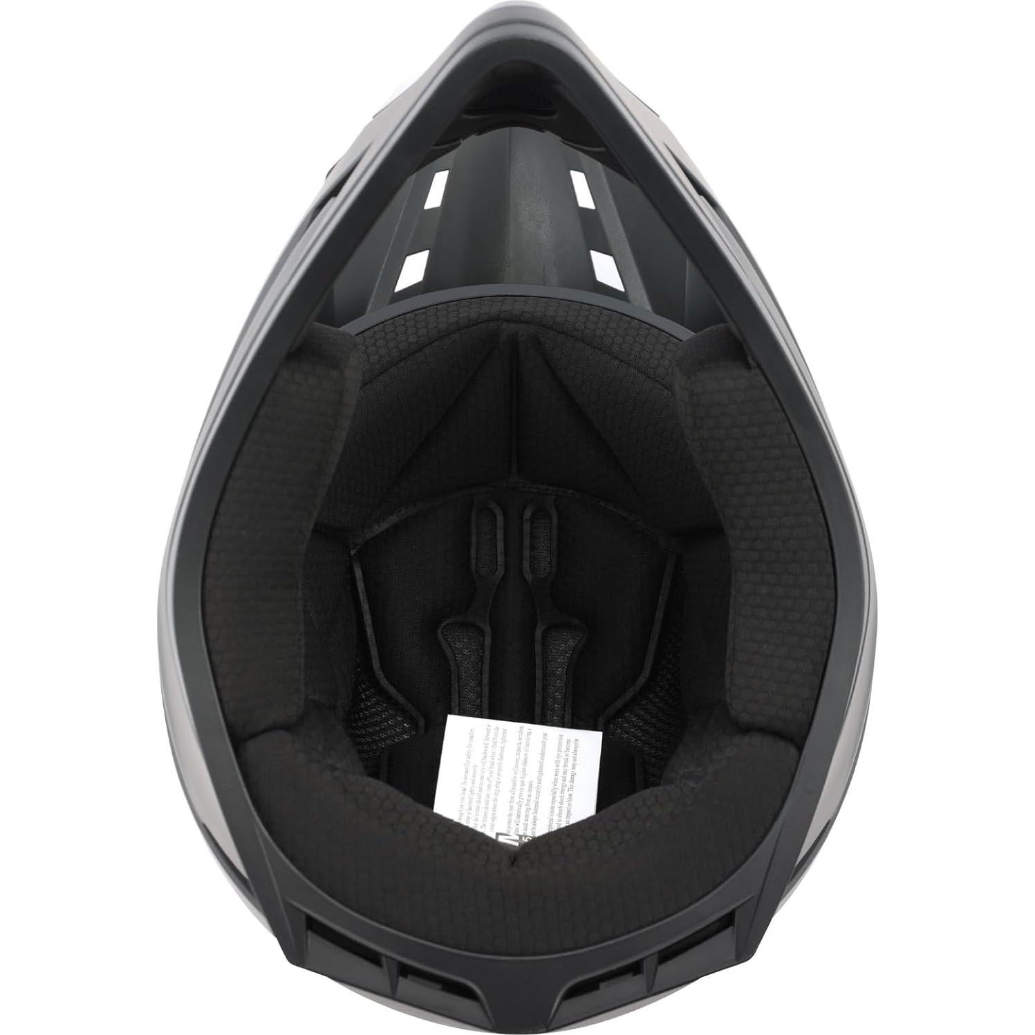 Casco TCT-MOTORPARTS para Niños Motocross Grande Negro