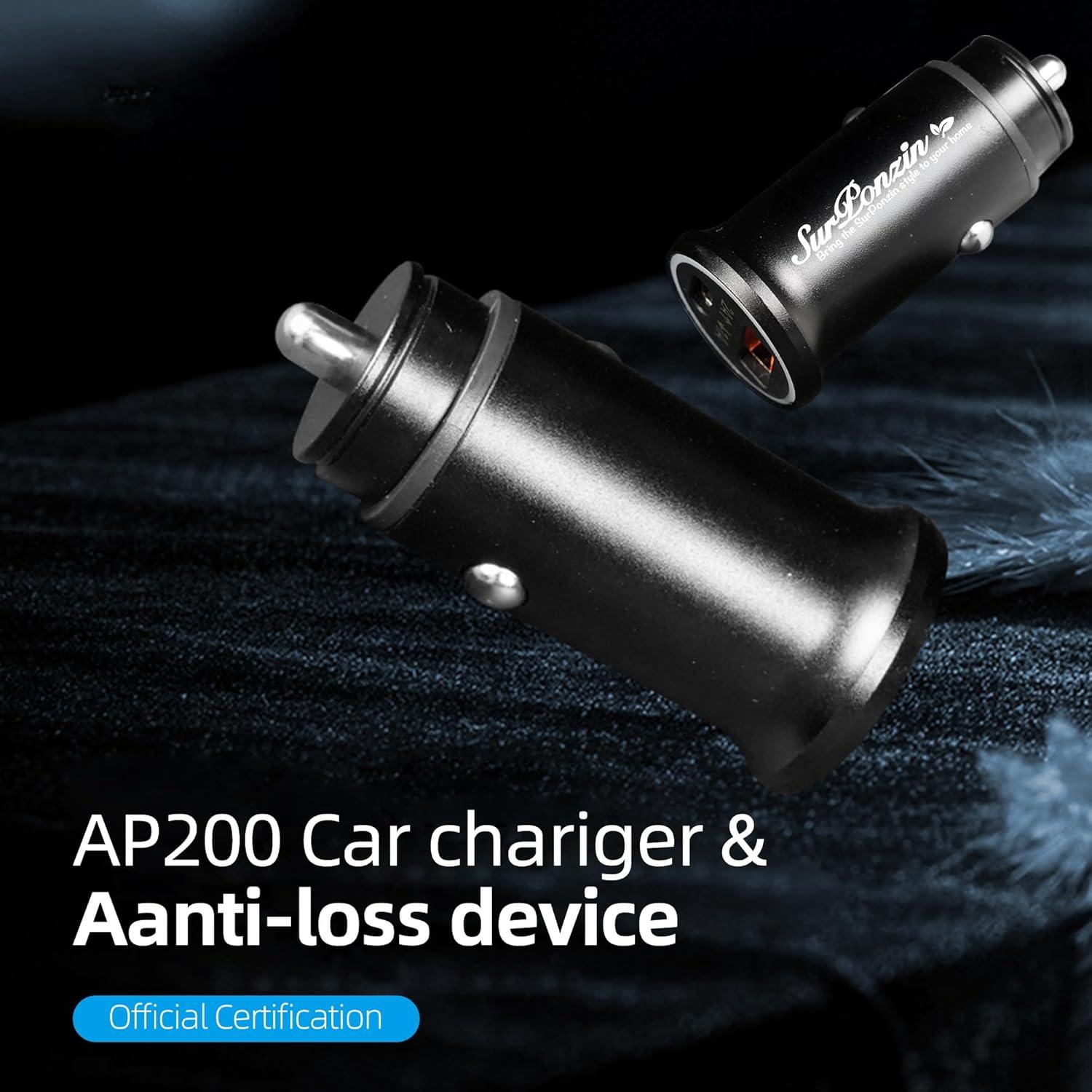 Dispositivo Antipérdida Surponzin para Automóvil - Carga USB y Seguimiento en Tiempo Real