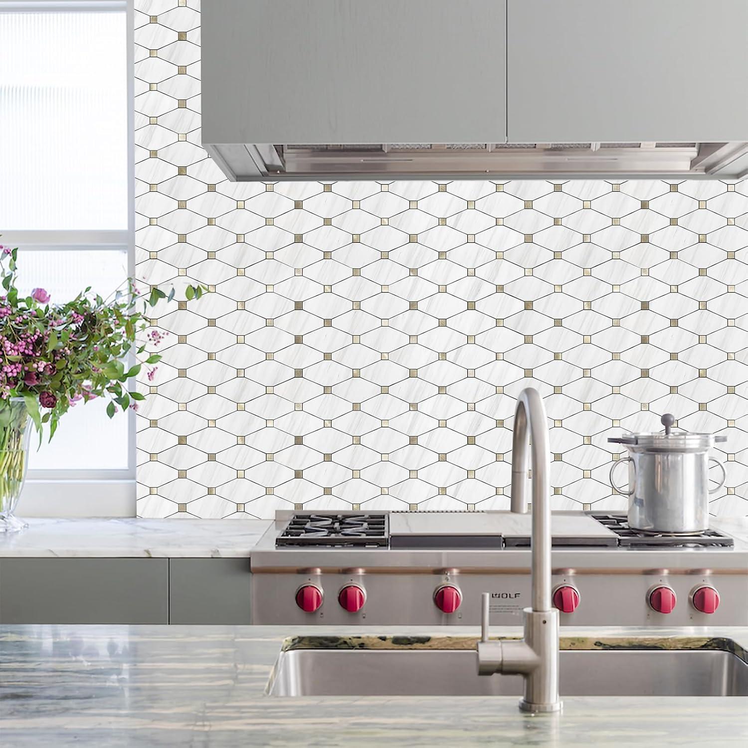 Azulejos Autoadhesivos STICKGOO 10 Hojas 32.3x30.5cm PVC