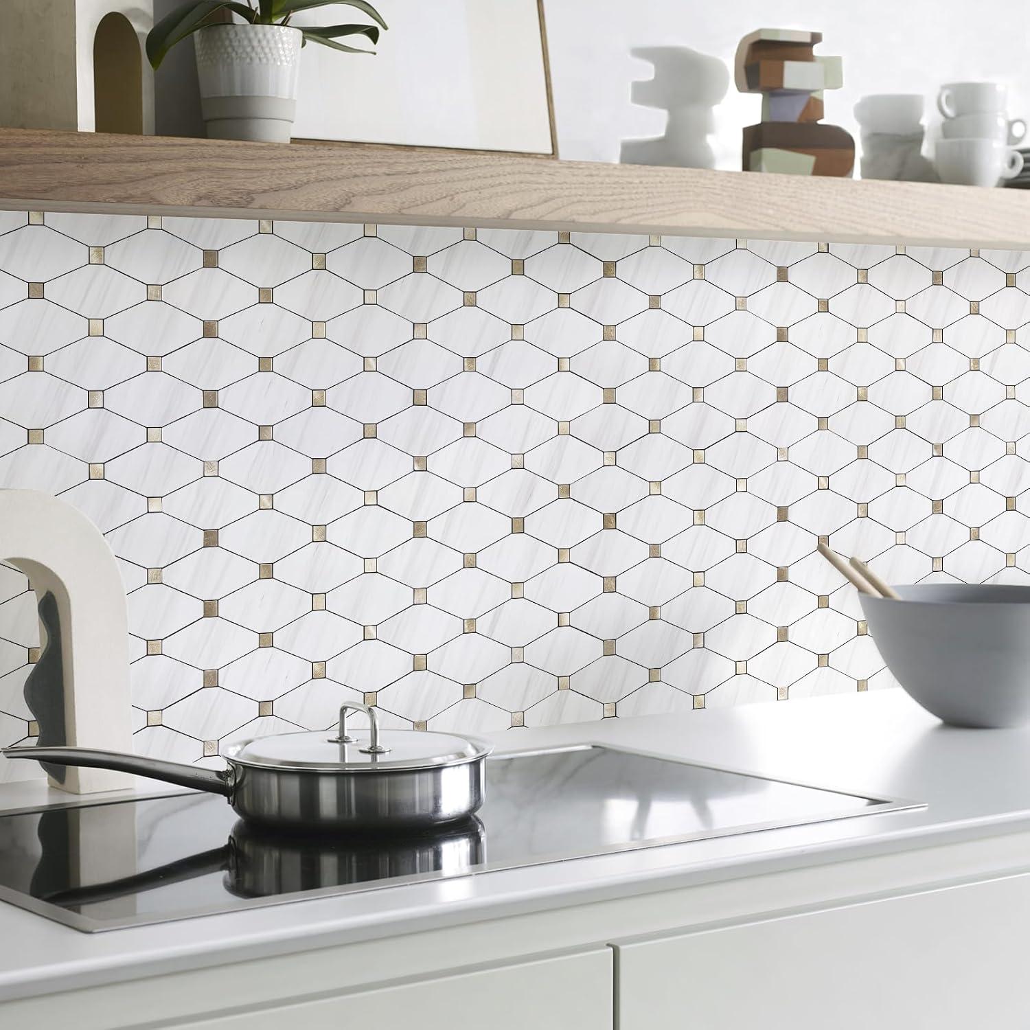 Azulejos Autoadhesivos STICKGOO 10 Hojas 32.3x30.5cm PVC