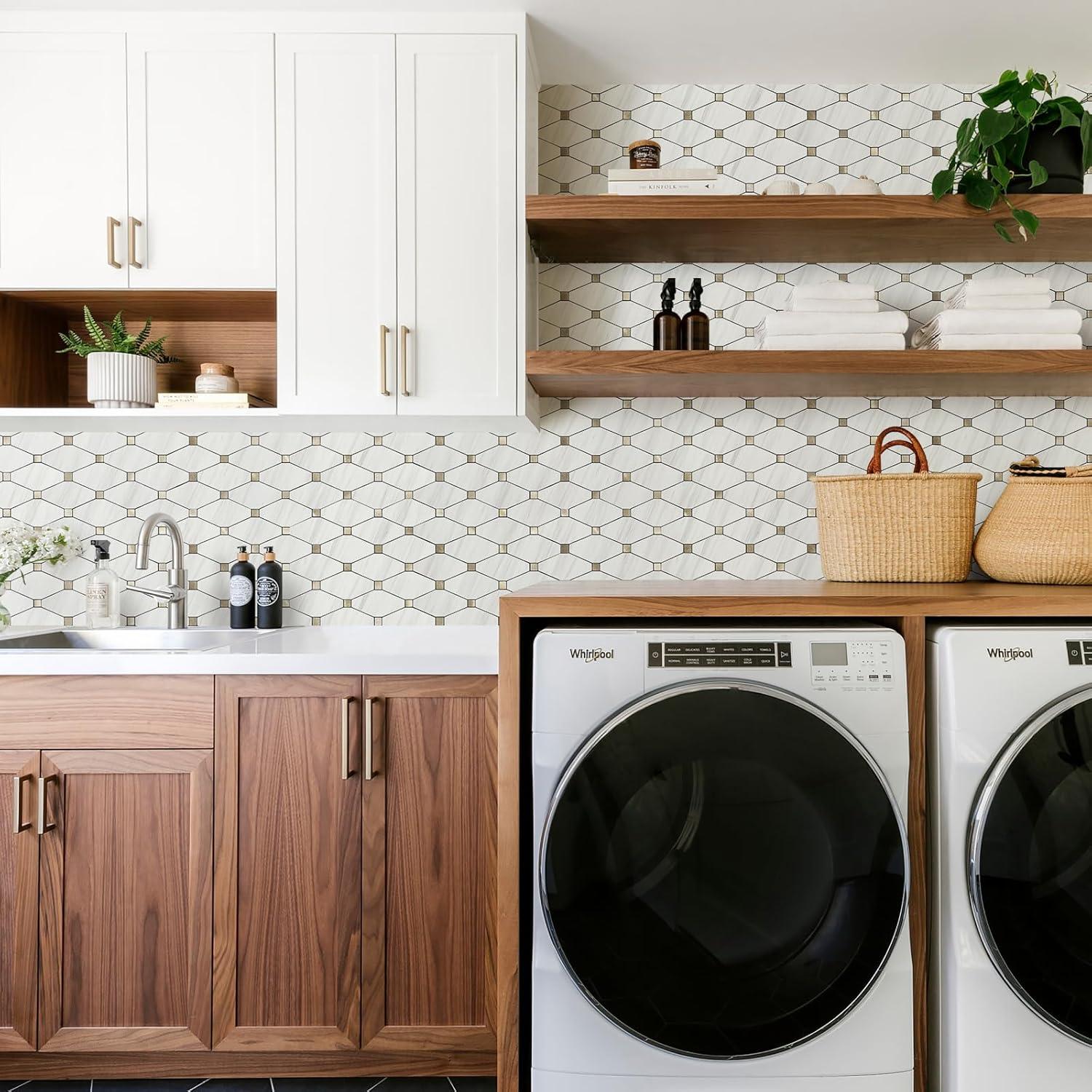 Azulejos Autoadhesivos STICKGOO 10 Hojas 32.3x30.5cm PVC