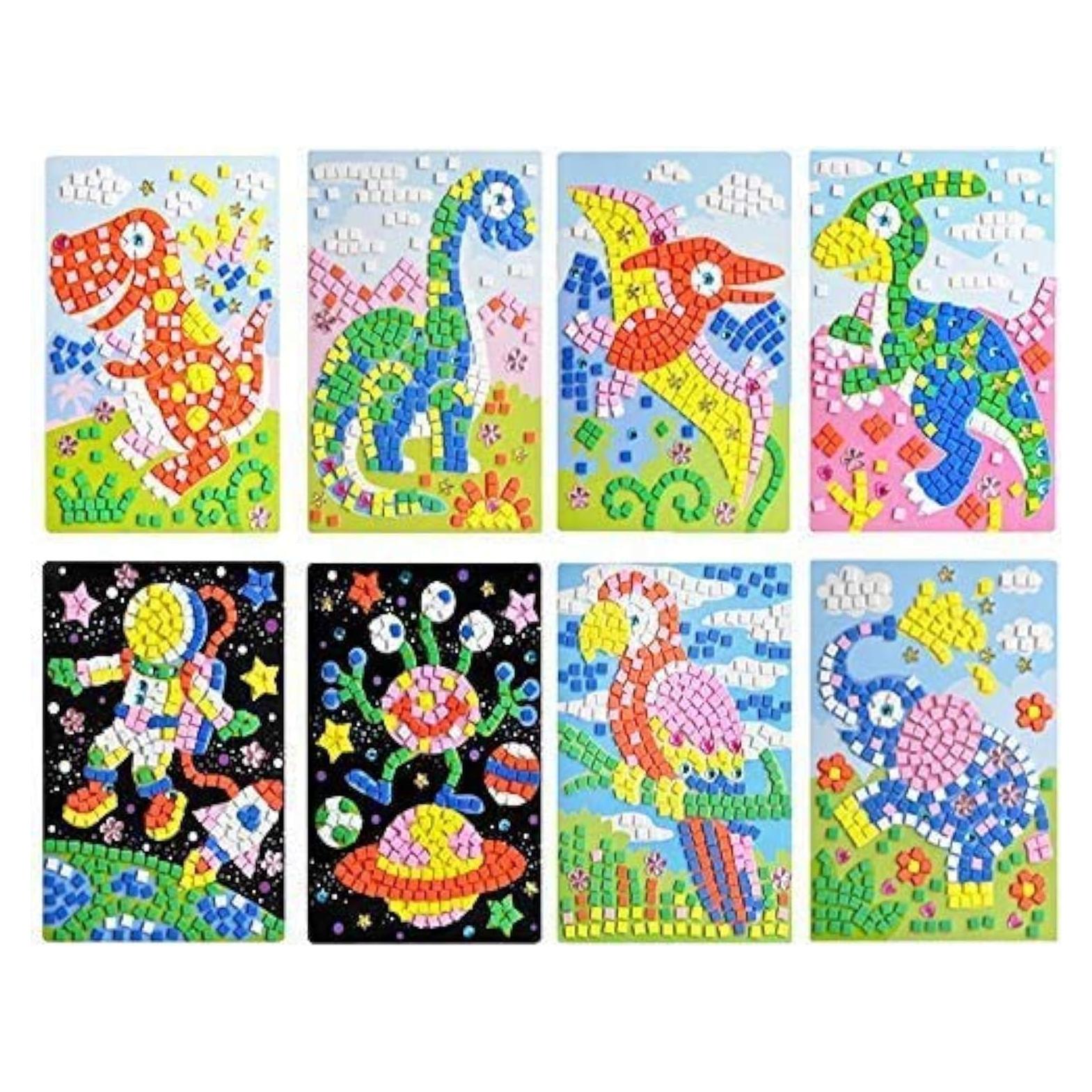 Kit de Arte de Mosaico CCINEE - 8 Paquetes para Niños