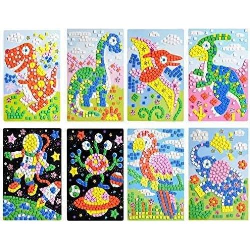 Kit de Arte de Mosaico CCINEE - 8 Paquetes para Niños