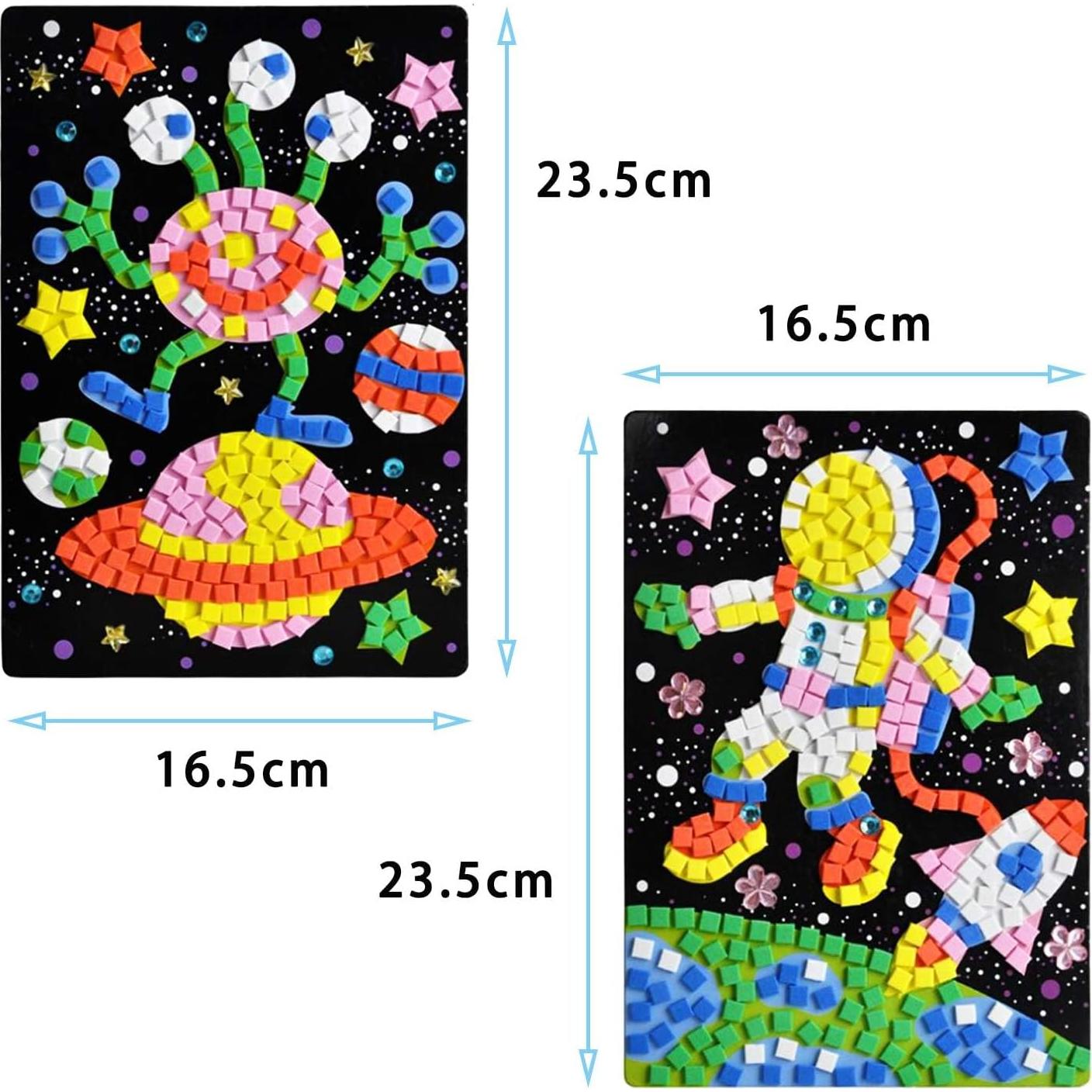 Kit de Arte de Mosaico CCINEE - 8 Paquetes para Niños