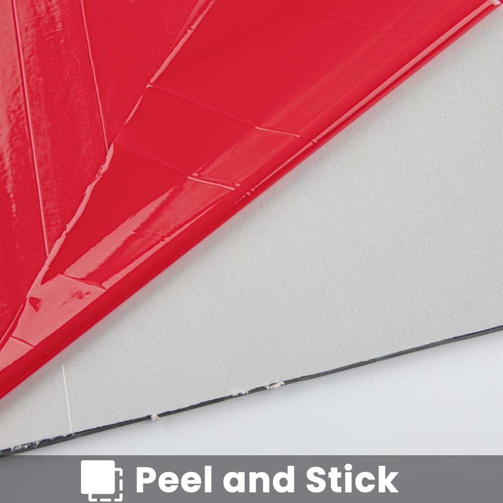 Azulejo de mosaico de vidrio espejo Adedeo 30.48x30.48cm Meteorito Plateado