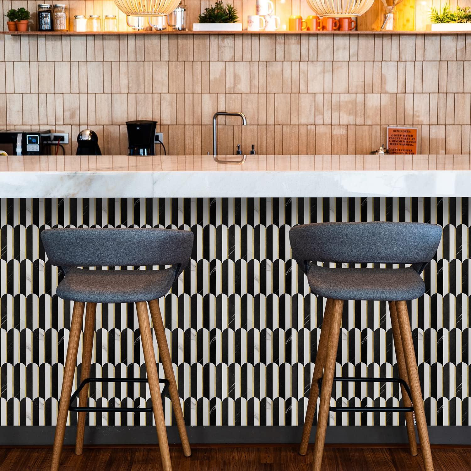 Azulejos Autoadhesivos Vamos Azulejo 10 Hojas PVC Metalico