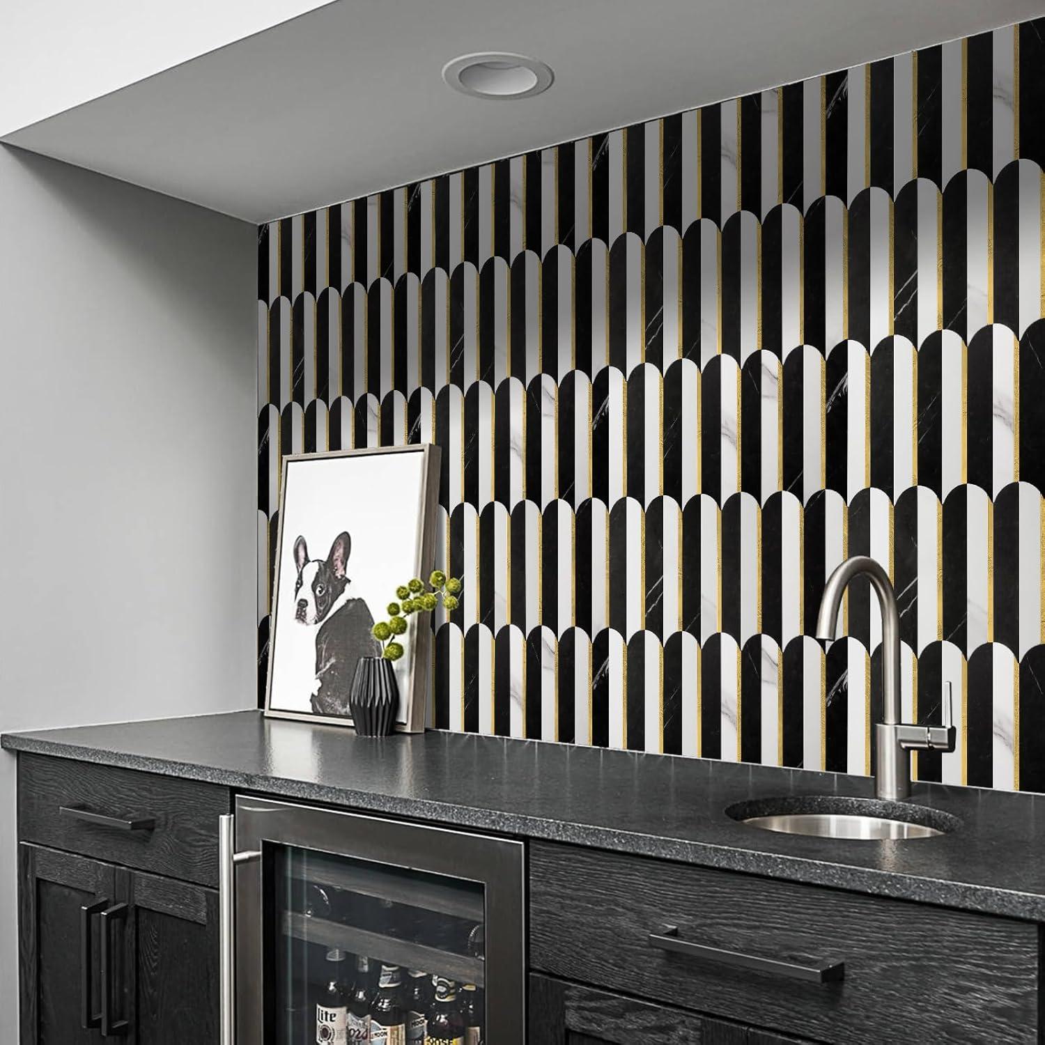 Azulejos Autoadhesivos Vamos Azulejo 10 Hojas PVC Metalico