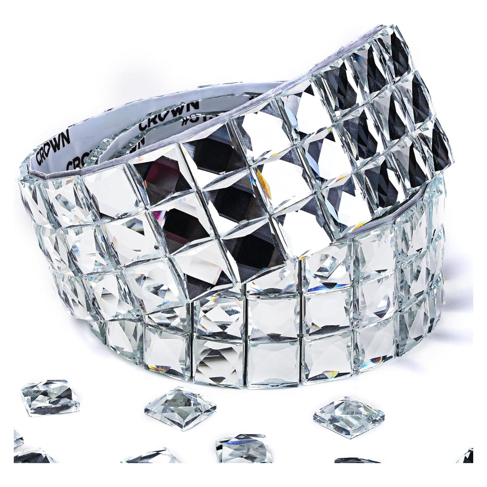 270 Piezas Azulejos de Cristal Autoadhesivos Biutityer 10mm