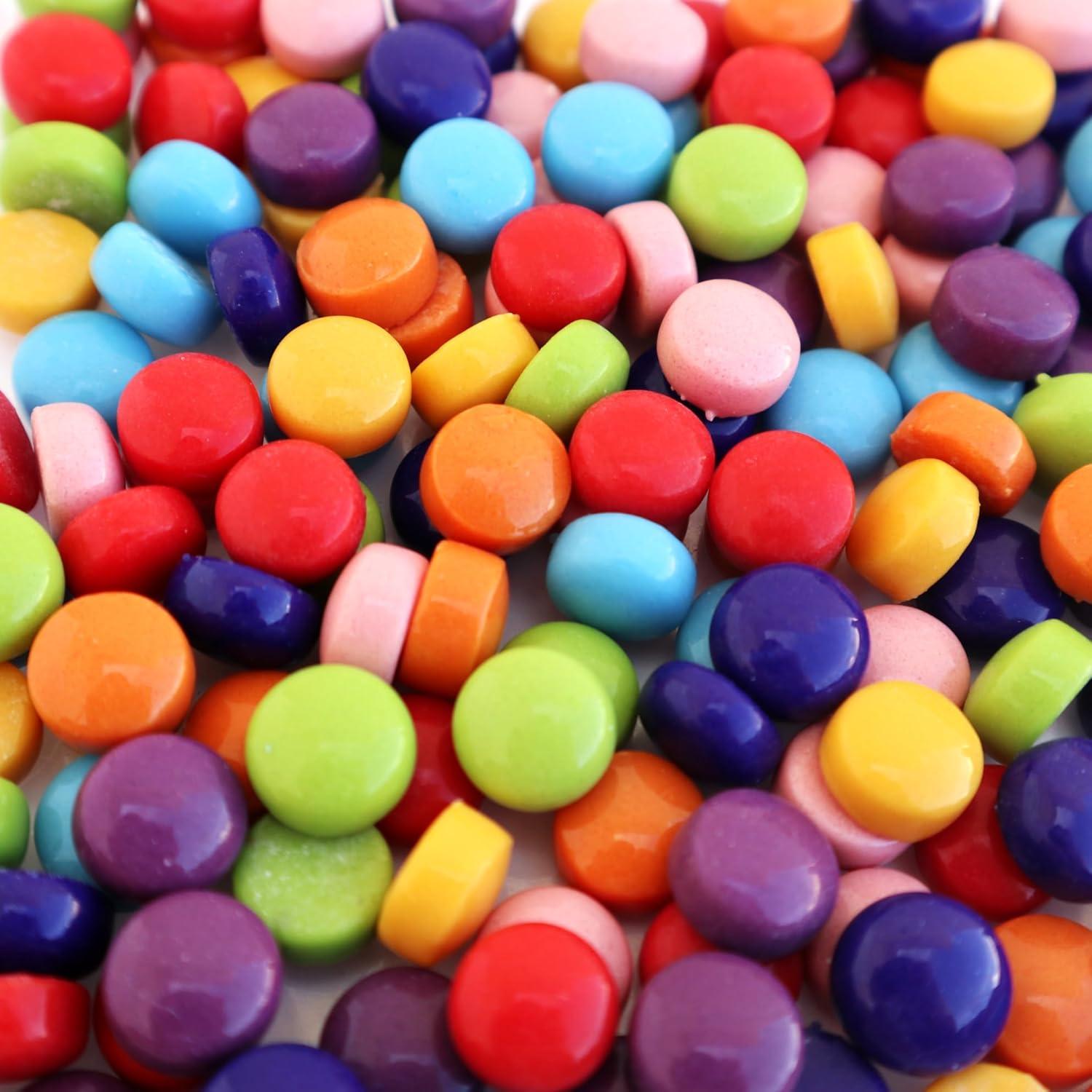 Azulejos Mosaico de Vidrio EDFLIFE 12mm Arcoíris 130 Piezas