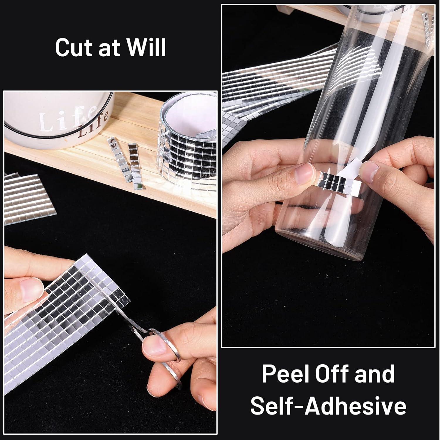 Azulejos de Mosaico Autoadhesivos PP OPOUNT 2360 Piezas 5x5mm