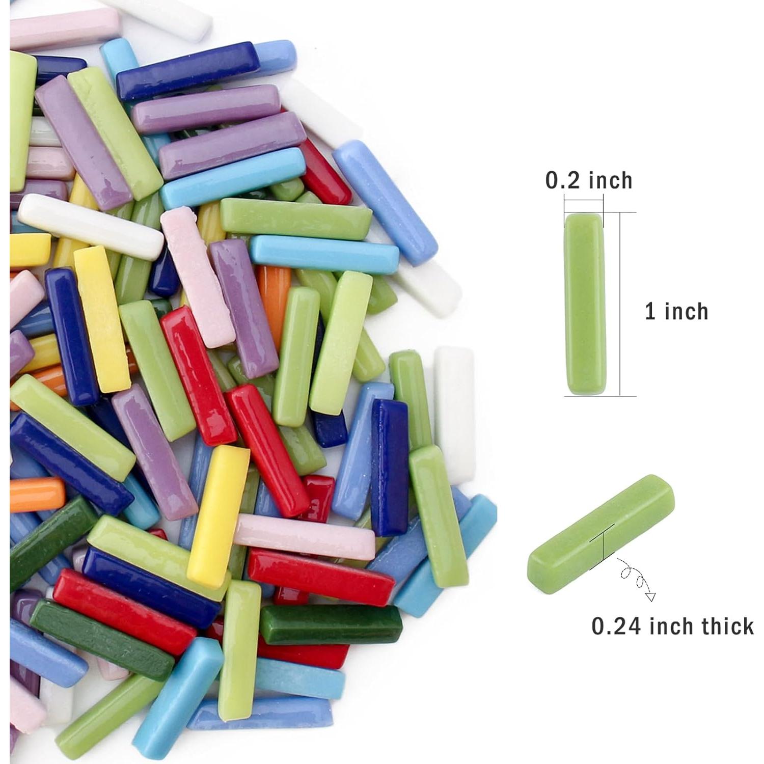 Azulejos de Mosaico de Vidrio Estilo Youway 228g Mezcla Colores