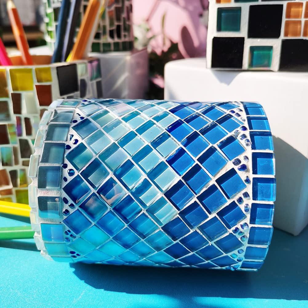 Azulejos de mosaico de vidrio BigOtters 140g para manualidades