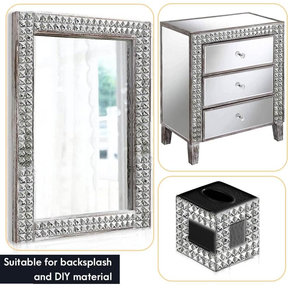 Azulejo de Espejo Autoadhesivo Diflart 5 Hojas 20x20 mm