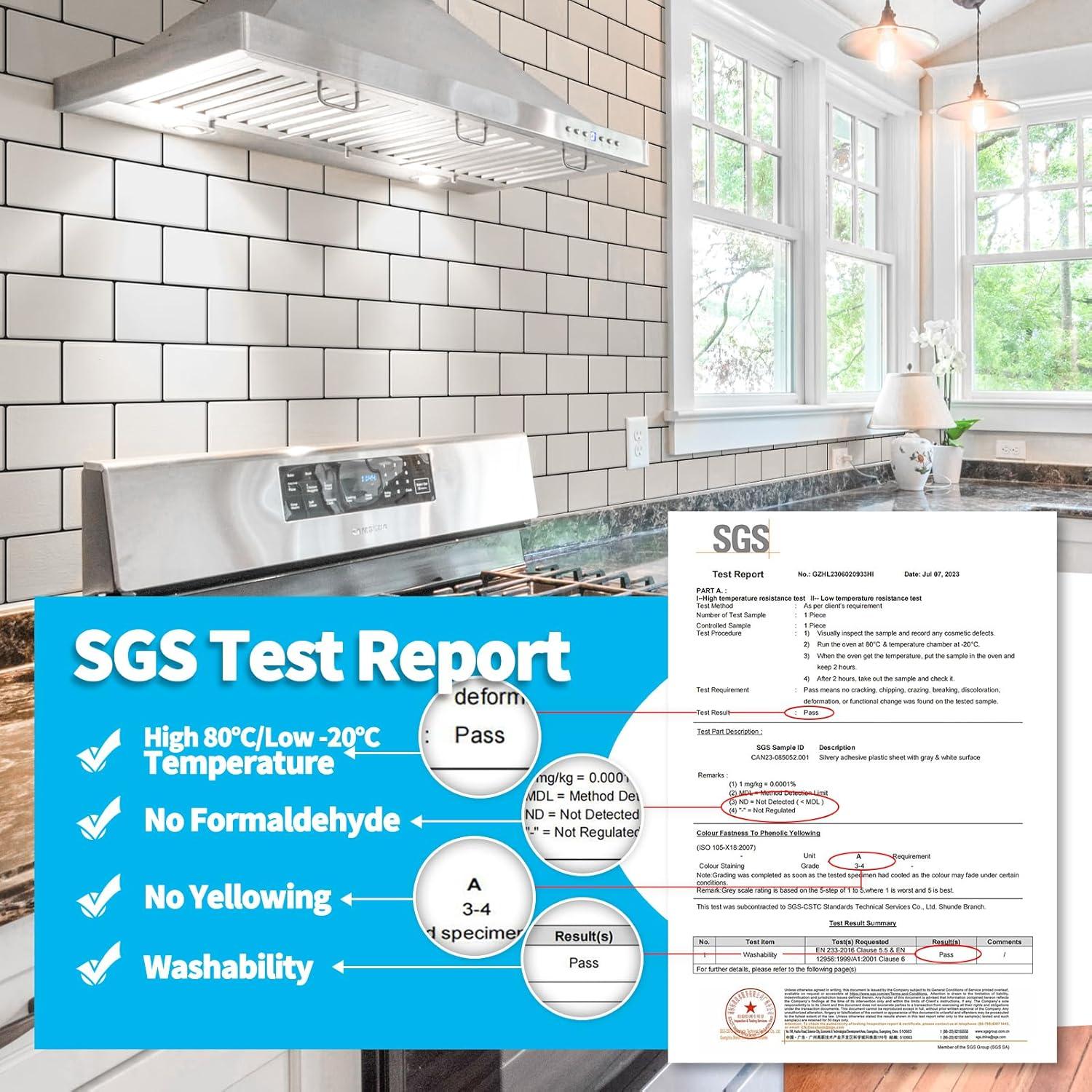 Azulejos Autoadhesivos Art3d 10 Piezas 32x27 cm Blanco