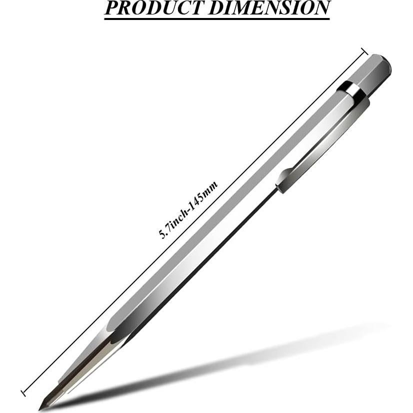 Pluma de Grabado DUMEALAGR Punta Carburo Tungsteno Plata