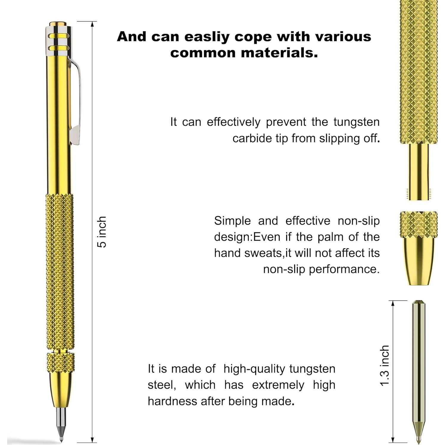 Juego de Herramientas de Grabado Glieskir con 12 Puntas de Carburo