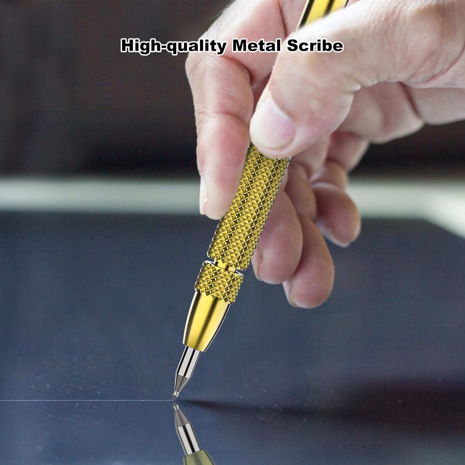 Juego de Herramientas de Grabado Glieskir con 12 Puntas de Carburo