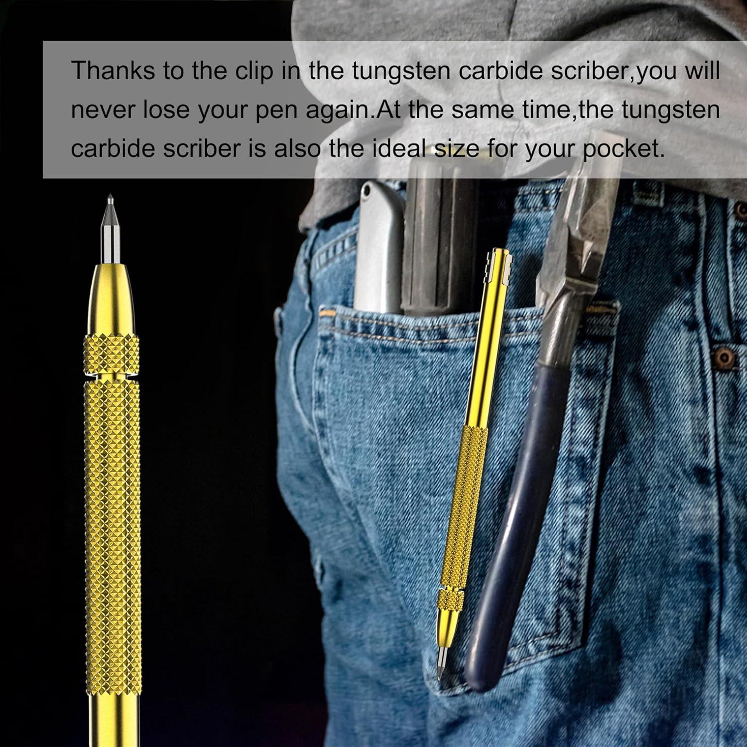 Juego de Herramientas de Grabado Glieskir con 12 Puntas de Carburo