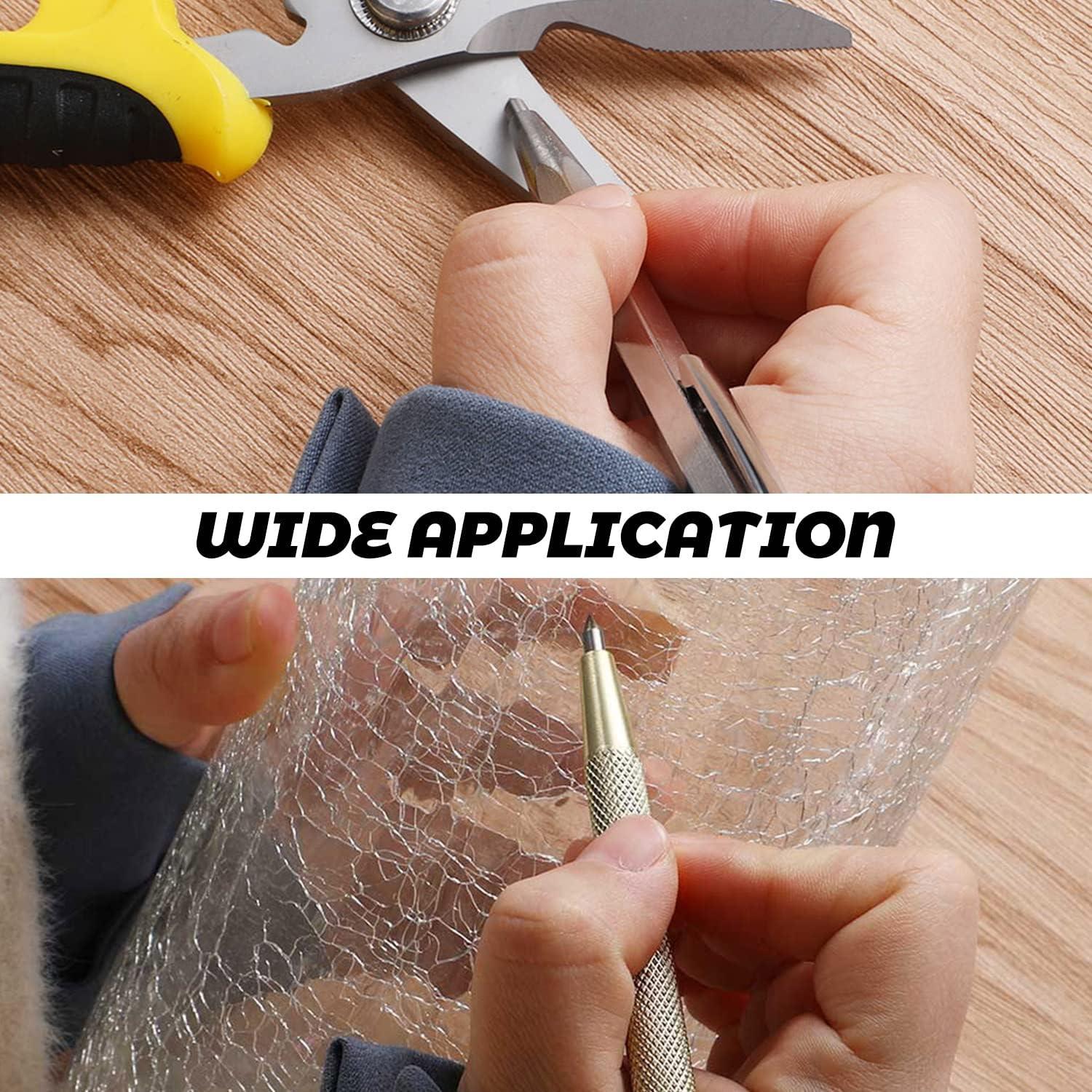 Bolígrafo de Grabado AVIDE con Punta de Carburo - 6 Piezas