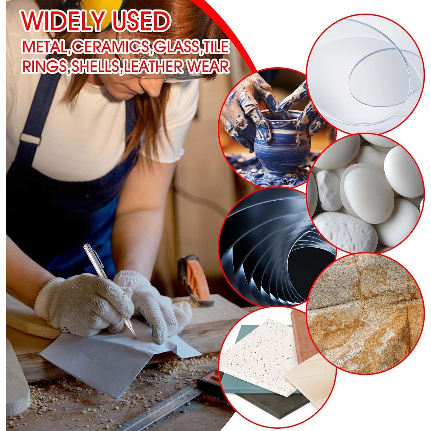 Conjunto de 2 Punteros de Carburo Prasacco con 10 Puntas