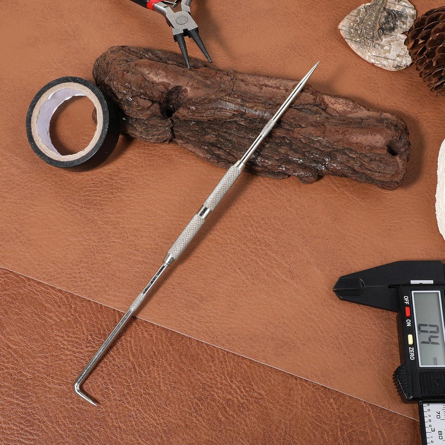 Scriber de Punta Doble FdcLixuvol - Herramienta de Marcado de Acero 22.5cm