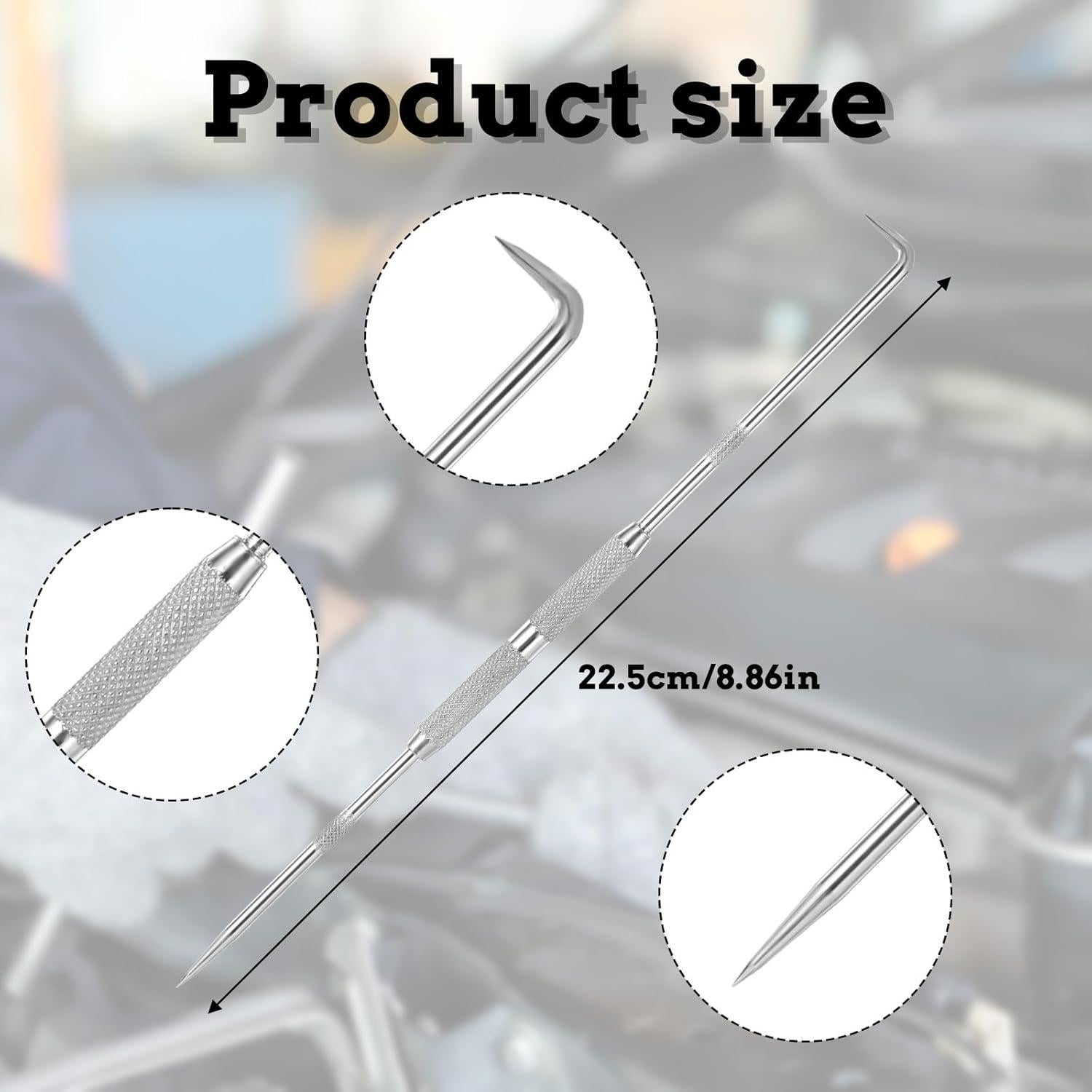 Scriber de Punta Doble FdcLixuvol - Herramienta de Marcado de Acero 22.5cm