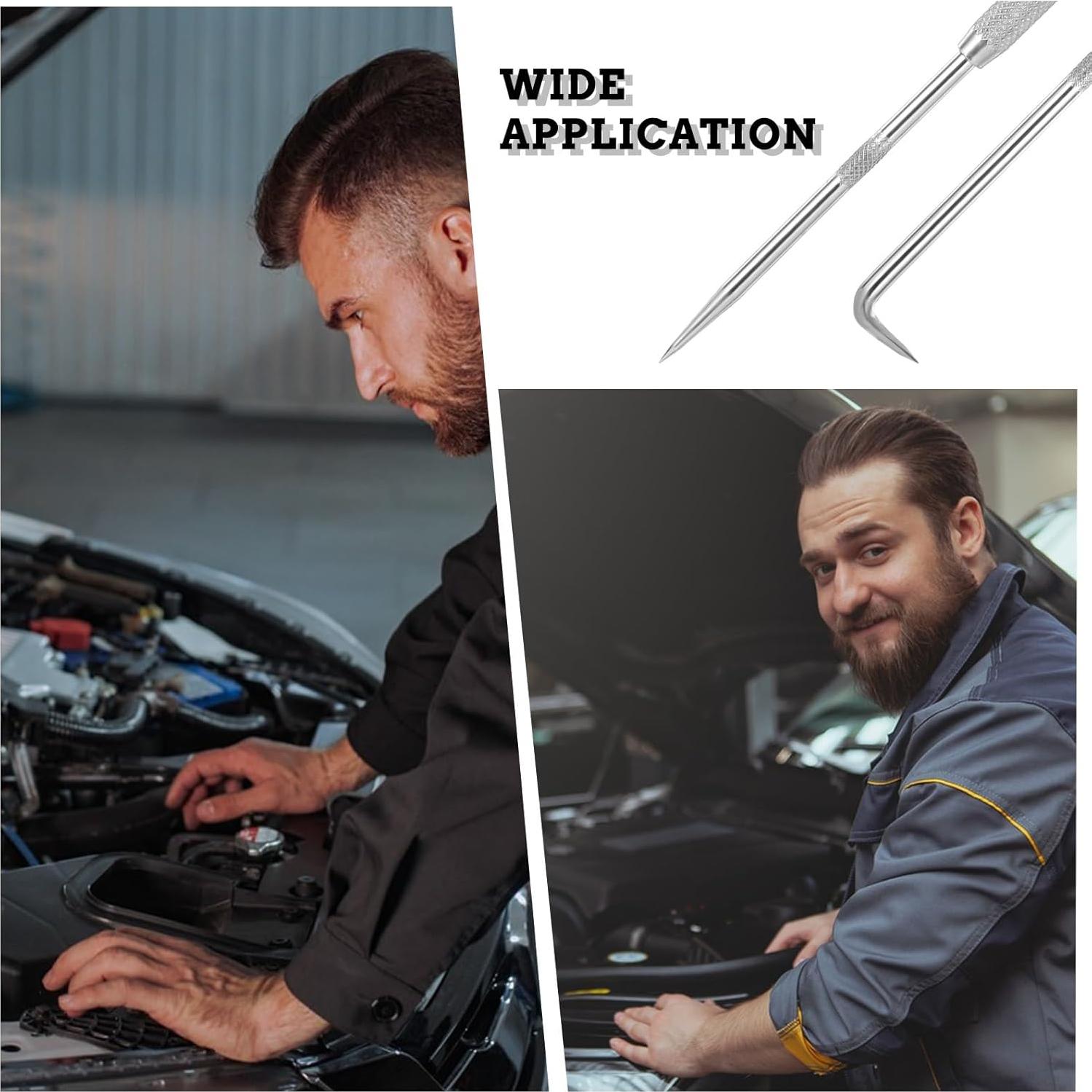 Scriber de Punta Doble FdcLixuvol - Herramienta de Marcado de Acero 22.5cm