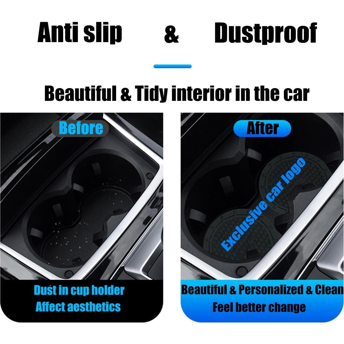 Posavasos de Silicona Antideslizante Autsop para BMW 2Pack