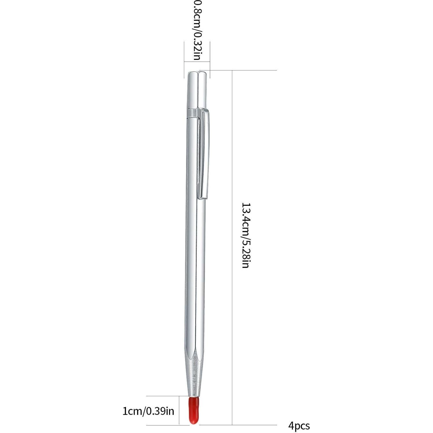 4 Pcs Scriber de Carburo de Tungsteno HexinYigjly 14 cm