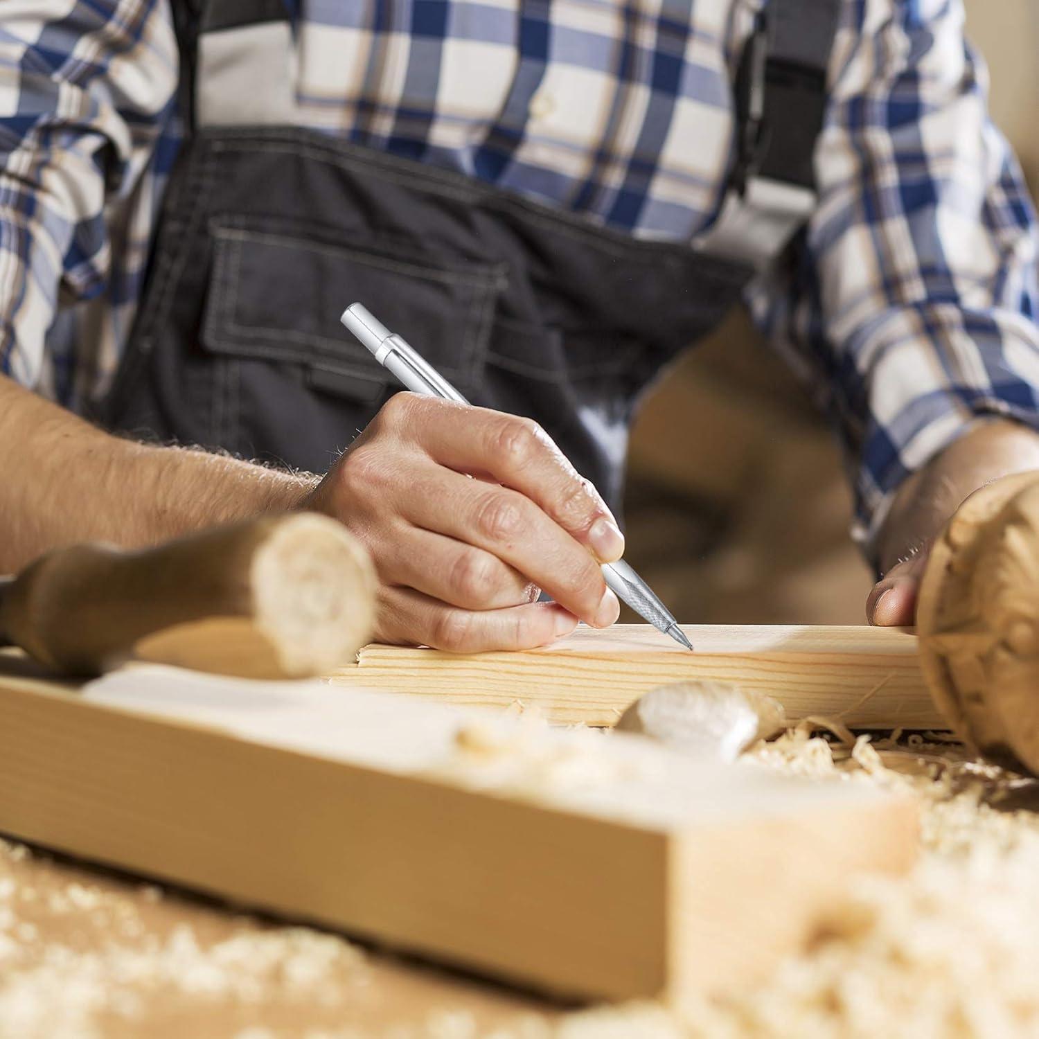 4 Pcs Scriber de Carburo de Tungsteno HexinYigjly 14 cm