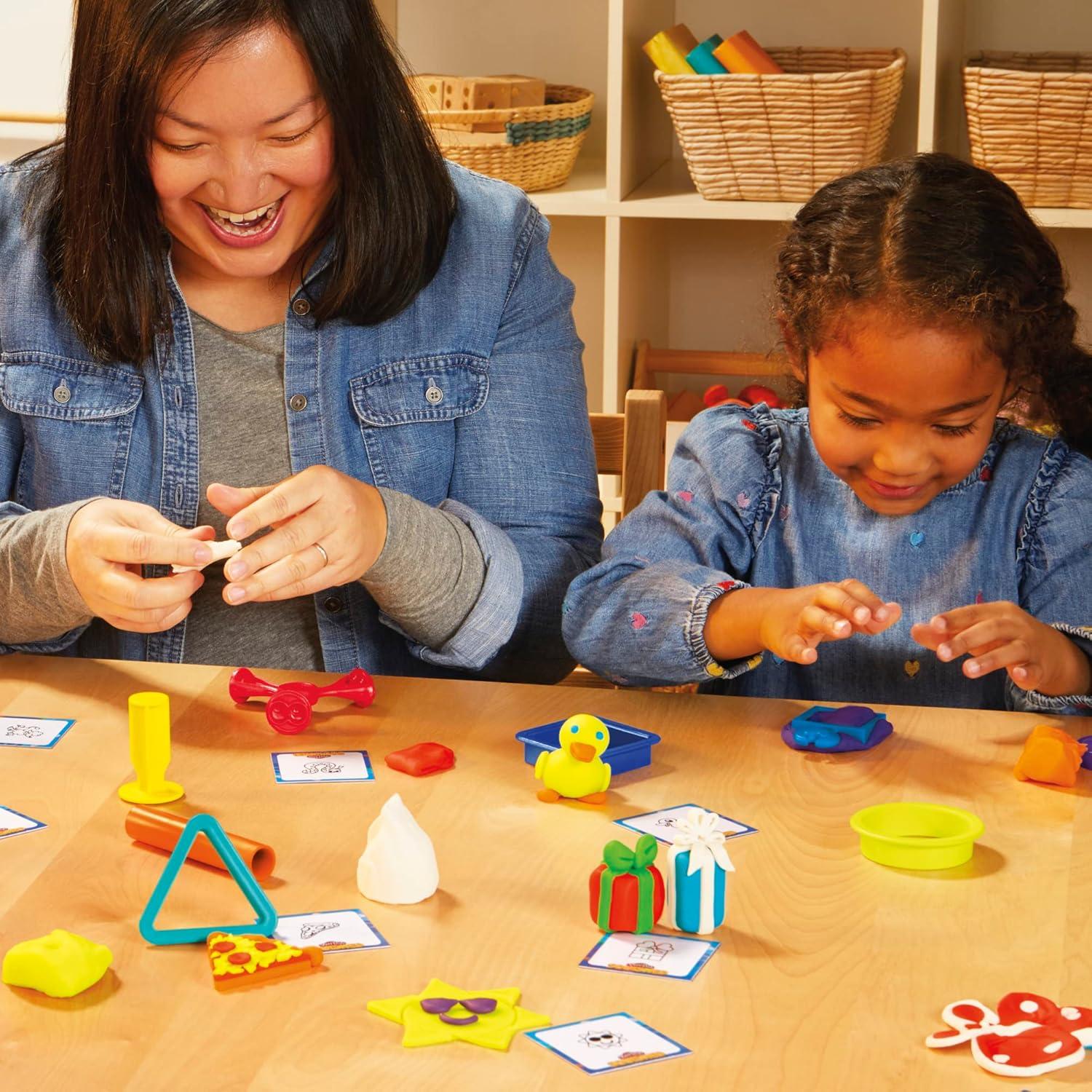 Juego de Desafío Creativo Play-Doh Squished con 30 Tarjetas
