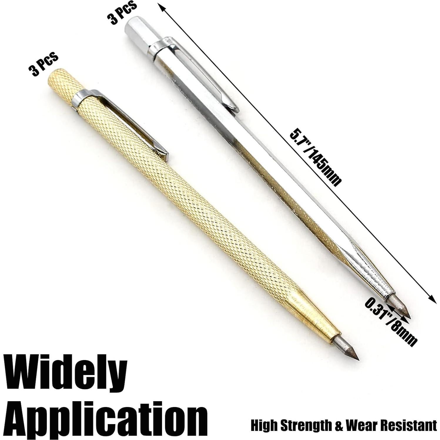 6 Piezas Scriber de Carburo de Tungsteno Suiwotin - Grabado Metal, Madera, Vidrio