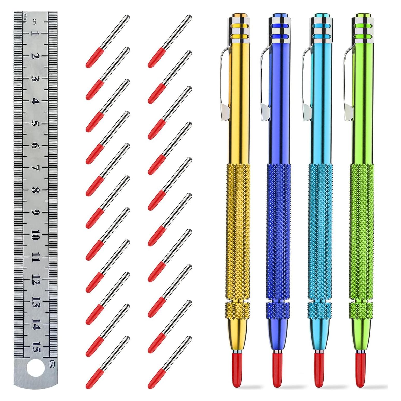 Juego de Herramientas Scriber Glieskir 4 Piezas con 21 Puntas