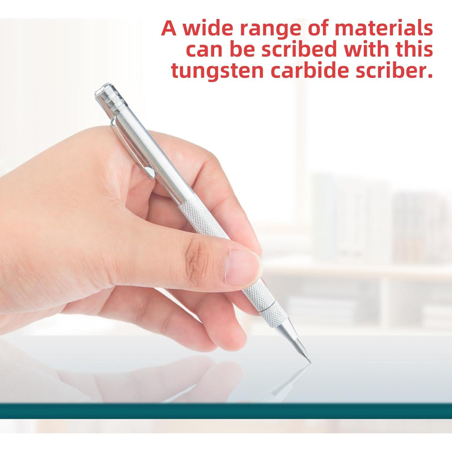 Scriber de Carburo de Tungsteno Notoke con 8 Puntas Reemplazables