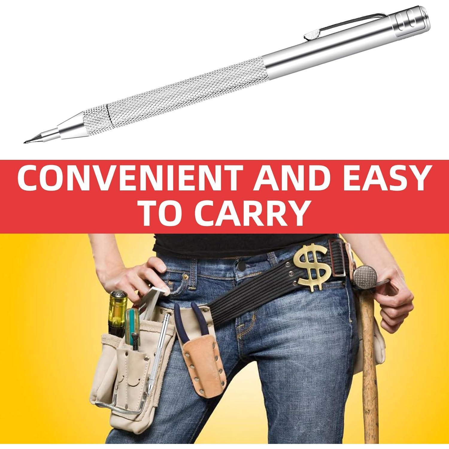 Scriber de Carburo de Tungsteno Notoke con 8 Puntas Reemplazables