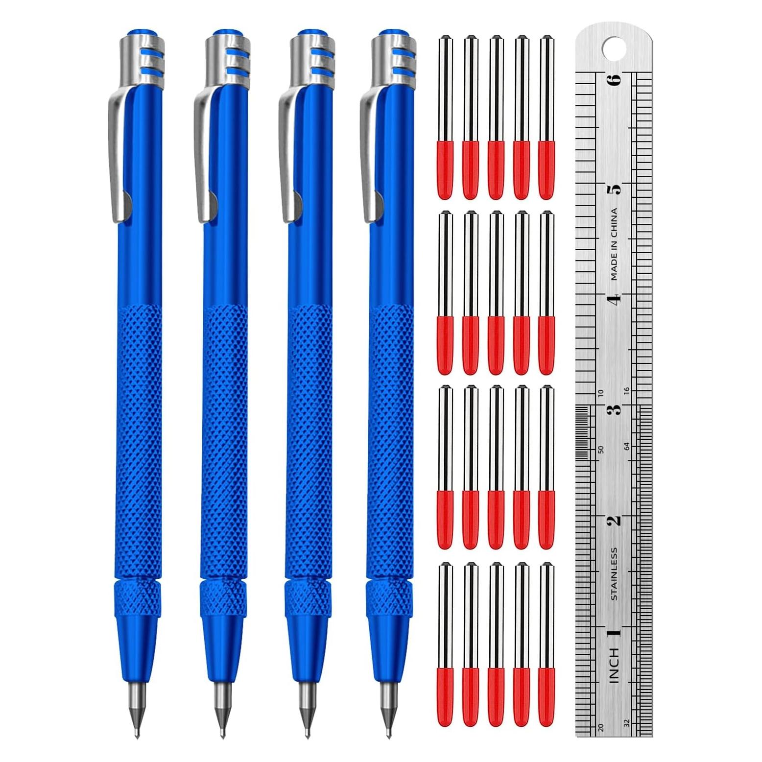 Grapador de Carburo de Tungsteno Genérico Azul - Paquete de 4