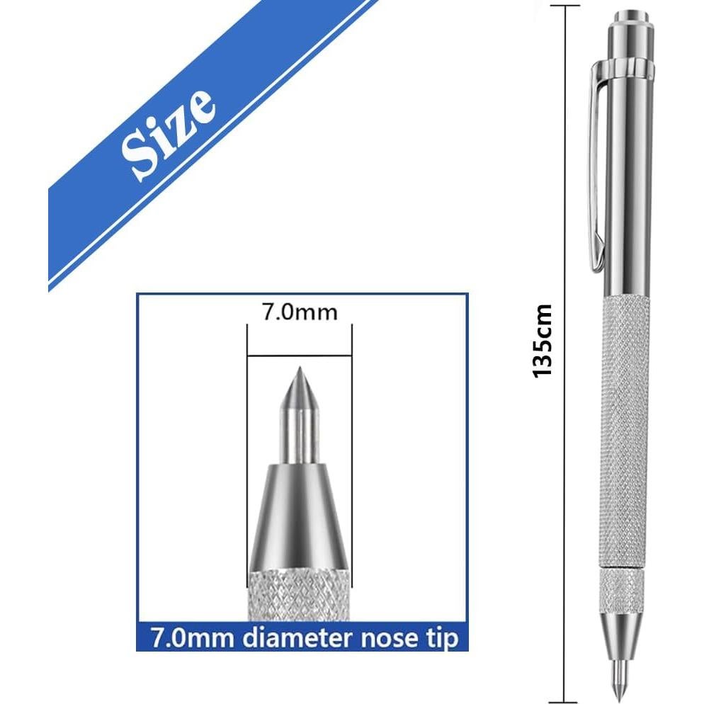 Herramienta de Scribe Eyech 2 Piezas Carburo Tungsteno Grabador