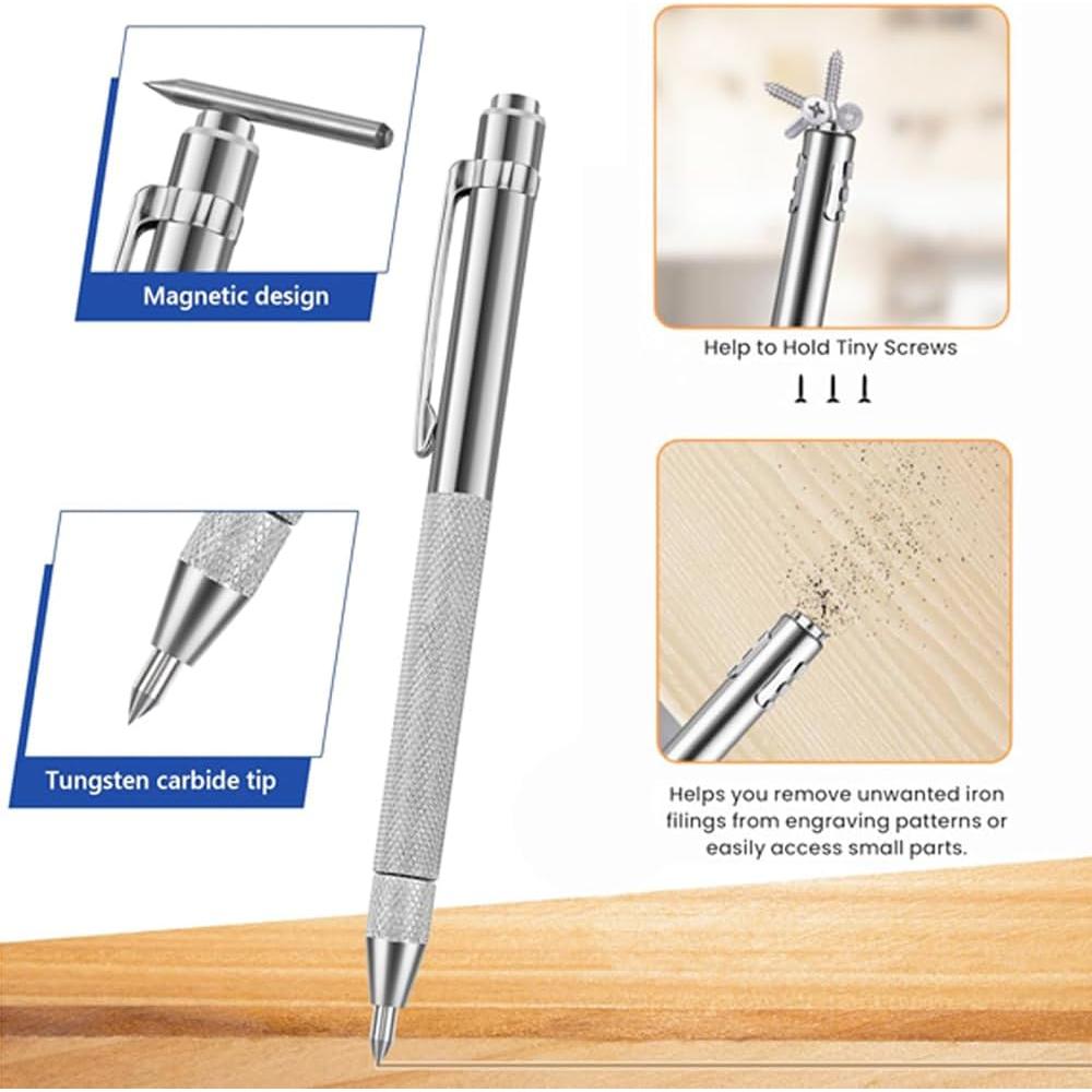 Herramienta de Scribe Eyech 2 Piezas Carburo Tungsteno Grabador