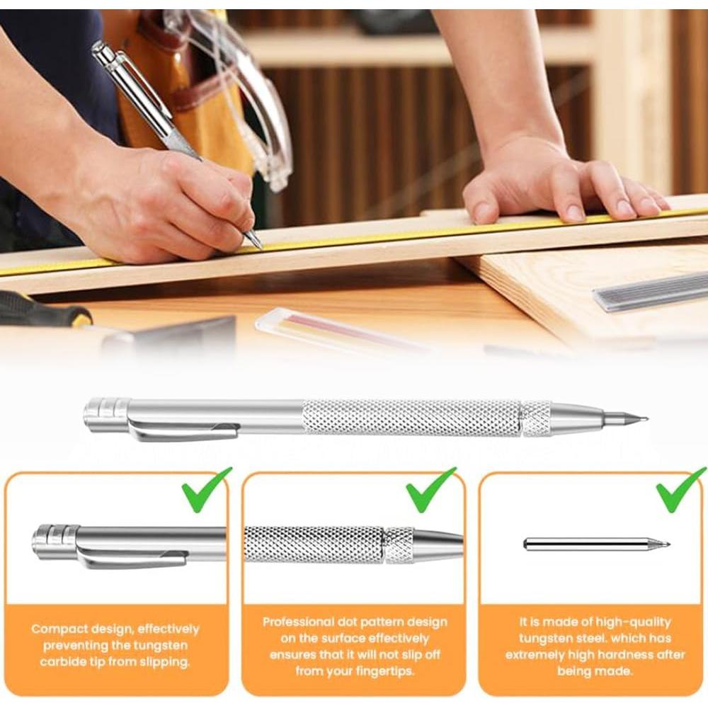 Herramienta de Scribe Eyech 2 Piezas Carburo Tungsteno Grabador