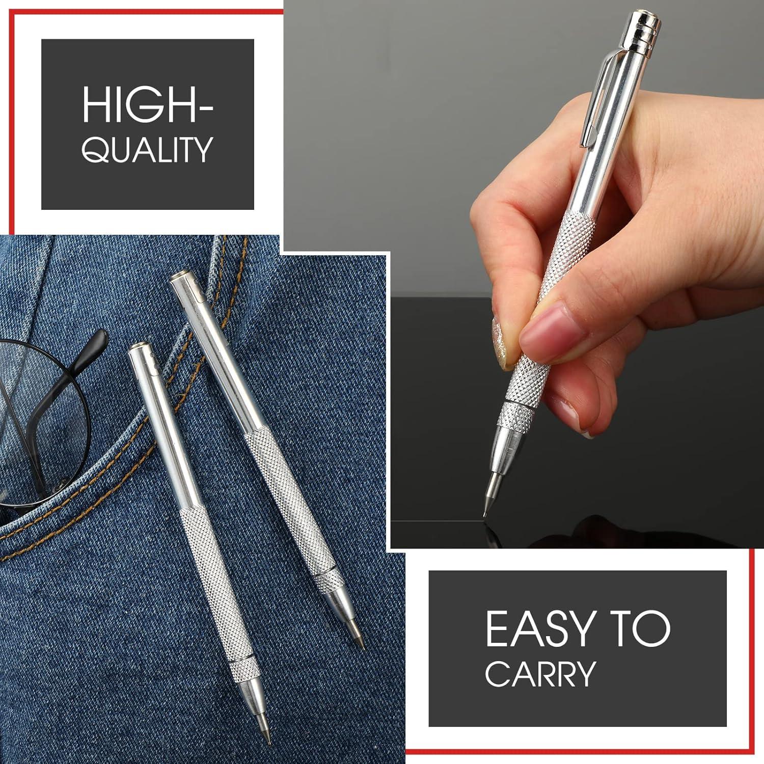 Ctosree 6 Bolígrafos Scribe Carburo Tungsteno + 30 Puntas Reemplazo