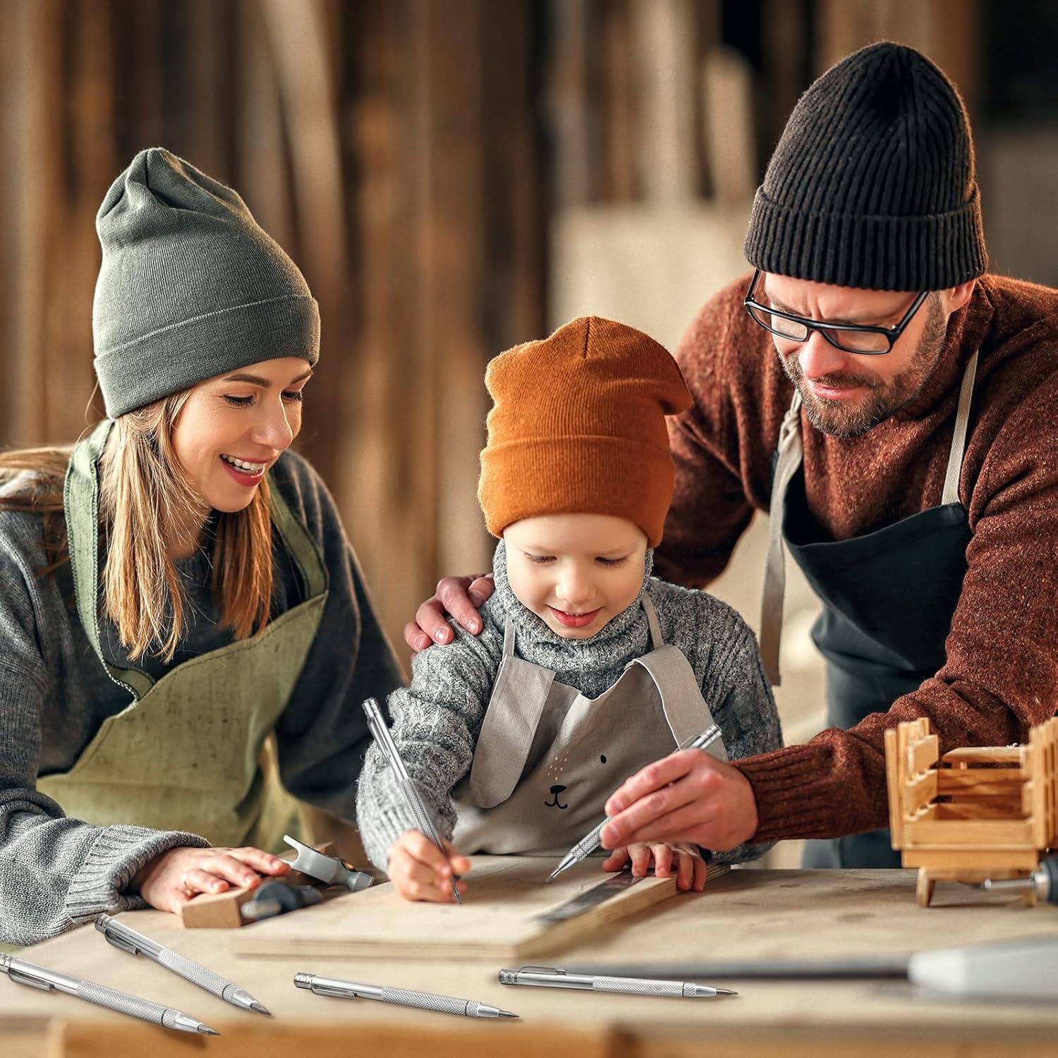 Ctosree 6 Bolígrafos Scribe Carburo Tungsteno + 30 Puntas Reemplazo