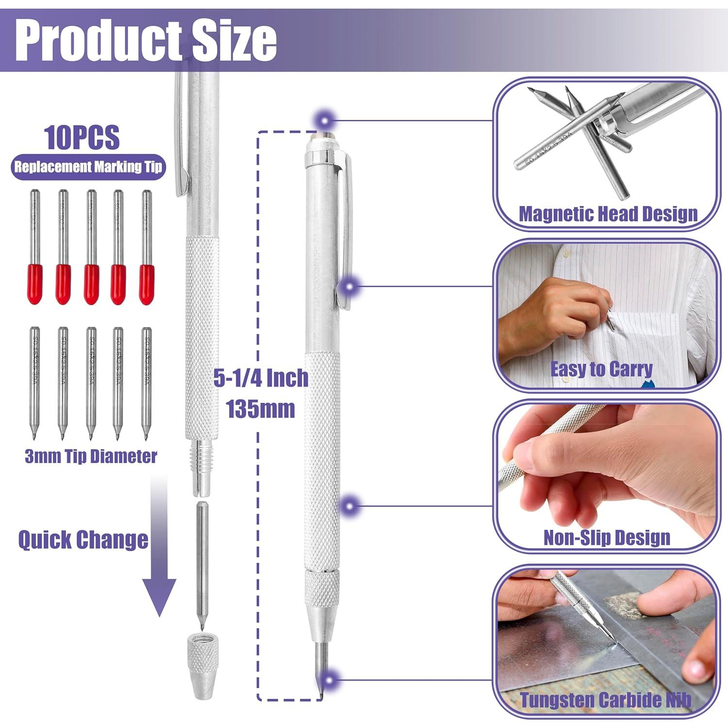 Herramienta de Grabado Yakamoz - 2 Pcs Carburo Tungsteno