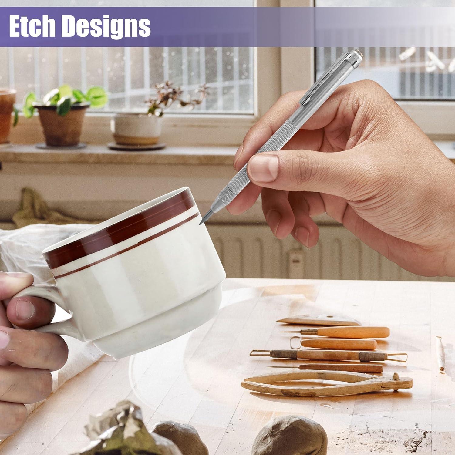 Herramienta de Grabado Yakamoz - 2 Pcs Carburo Tungsteno