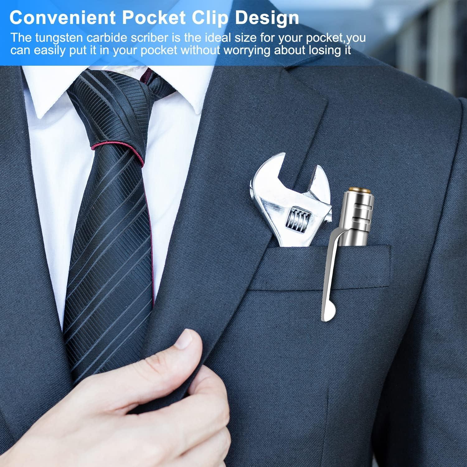 Scriber de Carburo de Tungsteno WXJ13 - 2 Paquetes con 10 Puntas