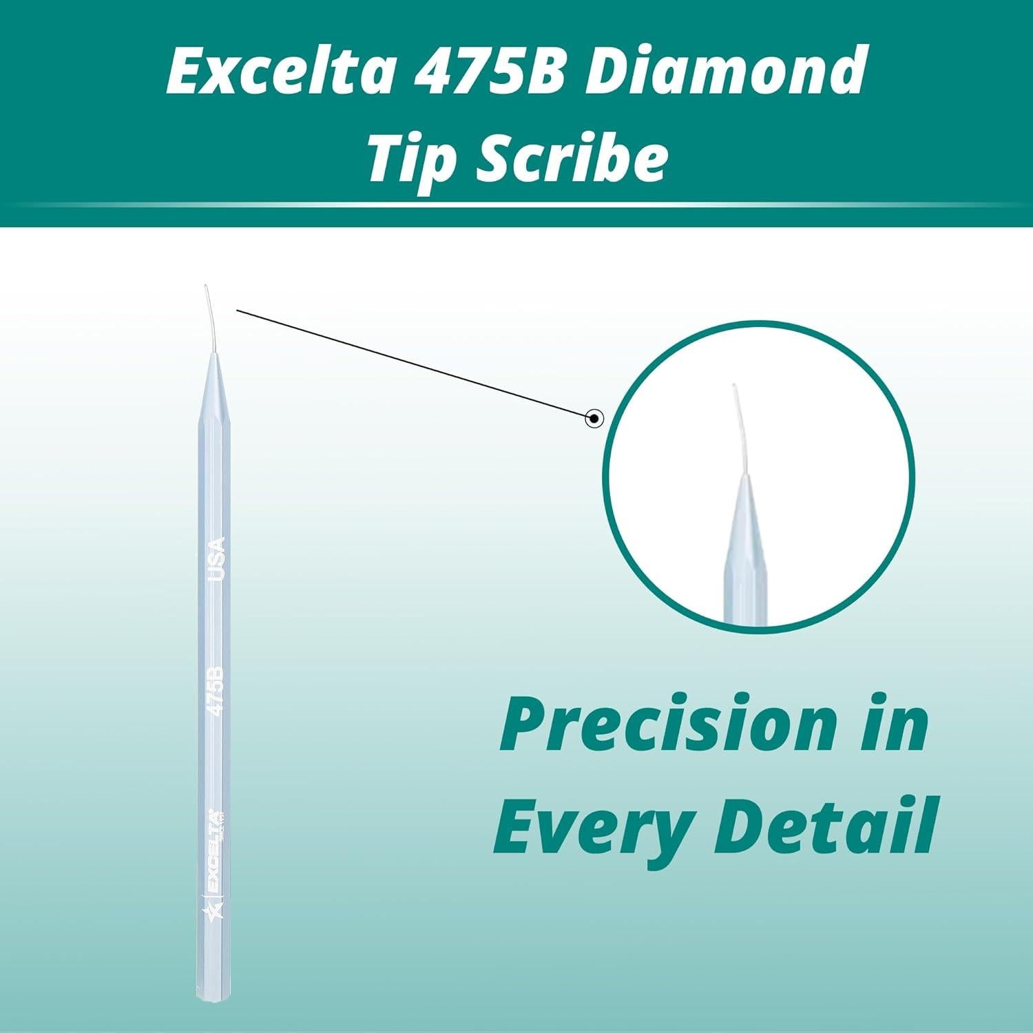 Excelta 475B Punta de Diamante Scribe 11.43 cm Profesional