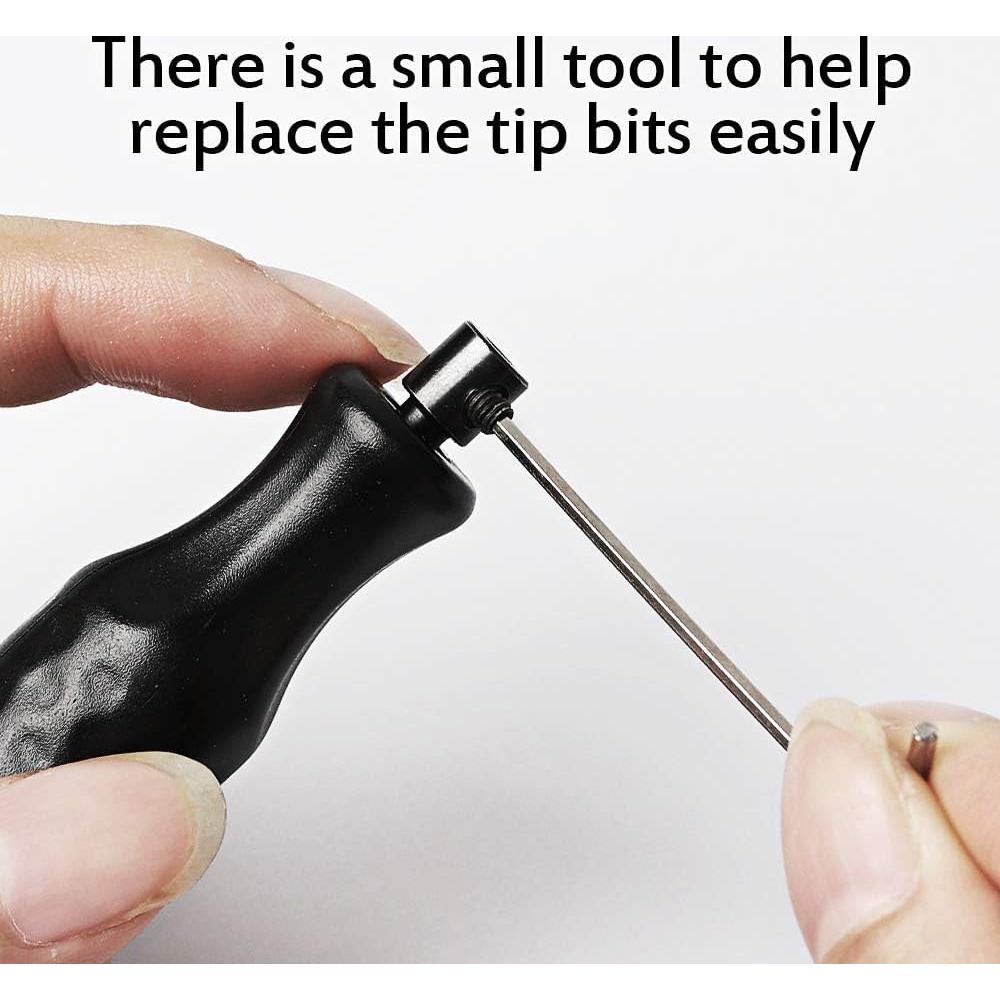 FOLAI Grabador Eléctrico para Joyería y Metal con Punta de Diamante